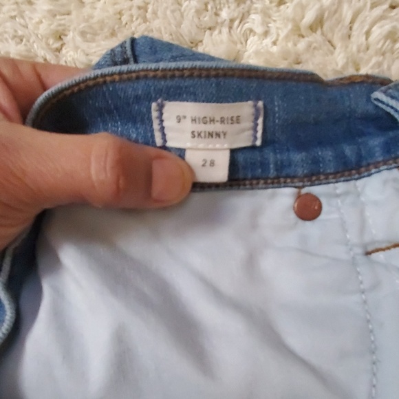 Madewell 9" HIGH-RISE SKINNY Jeans size 28 - Picture 6 of 8